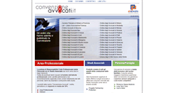 Desktop Screenshot of convenzioneavvocati.it