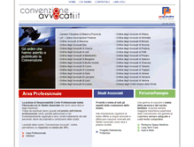 Tablet Screenshot of convenzioneavvocati.it